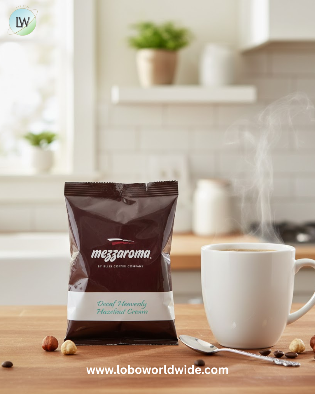 Ellis Mezzaroma 2.5 oz. Coffee Packet - 24/Case (various flavours)