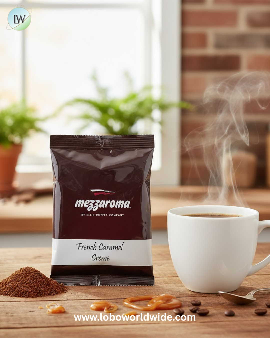 Ellis Mezzaroma 2.5 oz. Coffee Packet - 24/Case (various flavours)