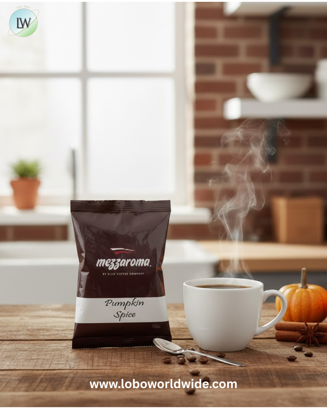 Ellis Mezzaroma 2.5 oz. Coffee Packet - 24/Case (various flavours)