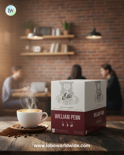 Ellis Coffee Single Serve Cups – 96/Case (Various Flavours)