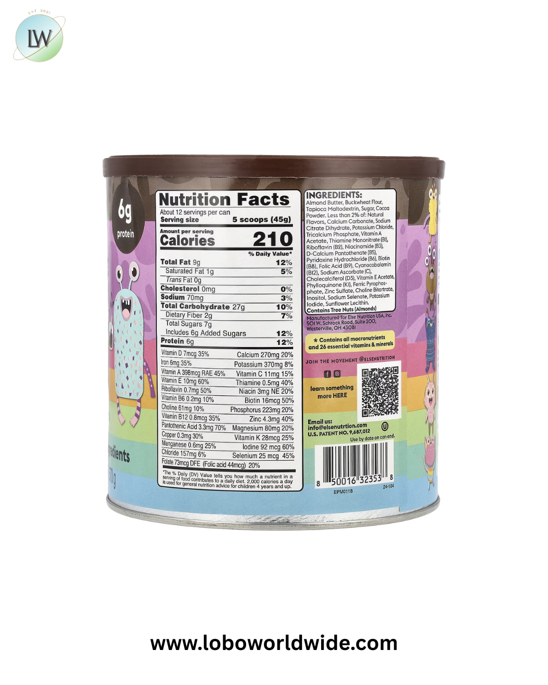 Else, Kids, My First Plant Shake, Cocoa , 1.25 lb (570 g)