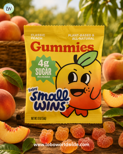 Enjoy Small Wins, Gummies, Classic Peach , 1.8 oz (50 g)