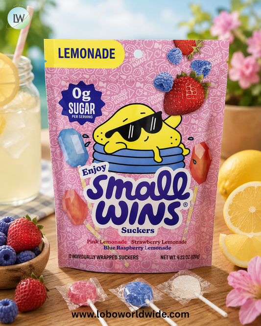 Enjoy Small Wins, Suckers, 12 Count, 4.23 oz (120 g)