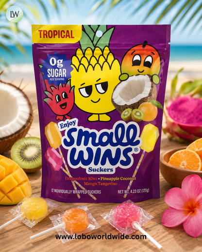 Enjoy Small Wins, Suckers, 12 Count, 4.23 oz (120 g)