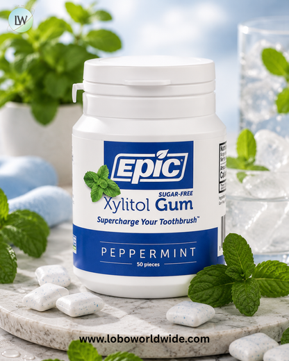 Epic Dental, Xylitol Gum, 50 Pieces