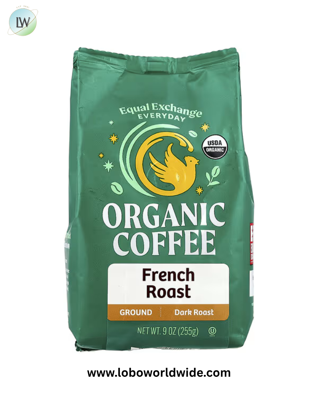 Equal Exchange, Organic Coffee, Ground, 9 oz (255 g)