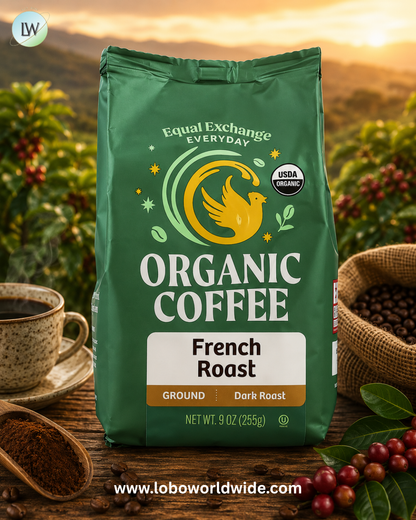 Equal Exchange, Organic Coffee, Ground, 9 oz (255 g)
