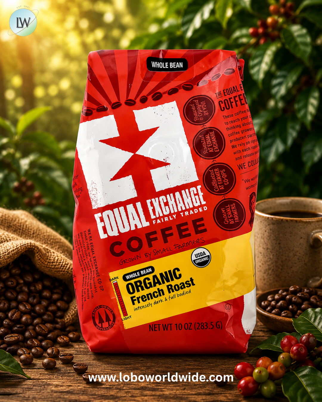 Equal Exchange, Organic Coffee, Whole Bean