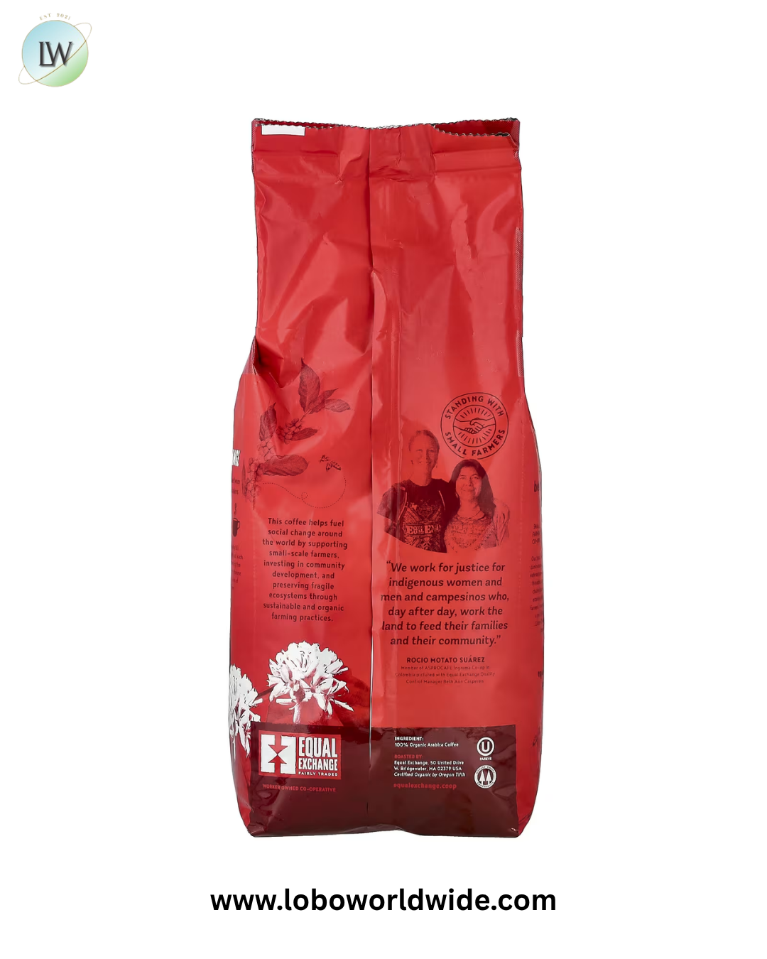 Equal Exchange, Organic Coffee, Whole Bean, French Roast, 2 lb (907 g)