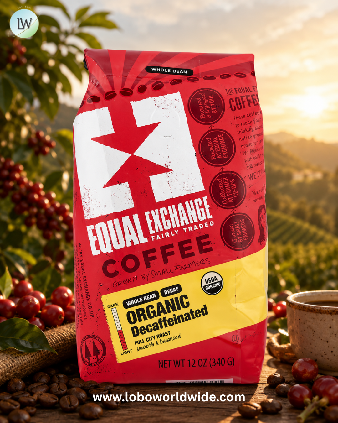Equal Exchange, Organic Coffee, Whole Bean