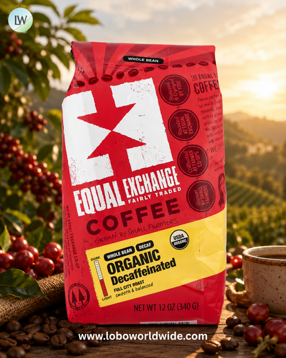 Equal Exchange, Organic Coffee, Whole Bean