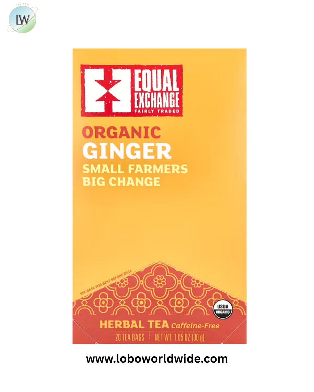 Equal Exchange, Organic, Herbal Tea, Caffeine-Free, 20 Tea Bags