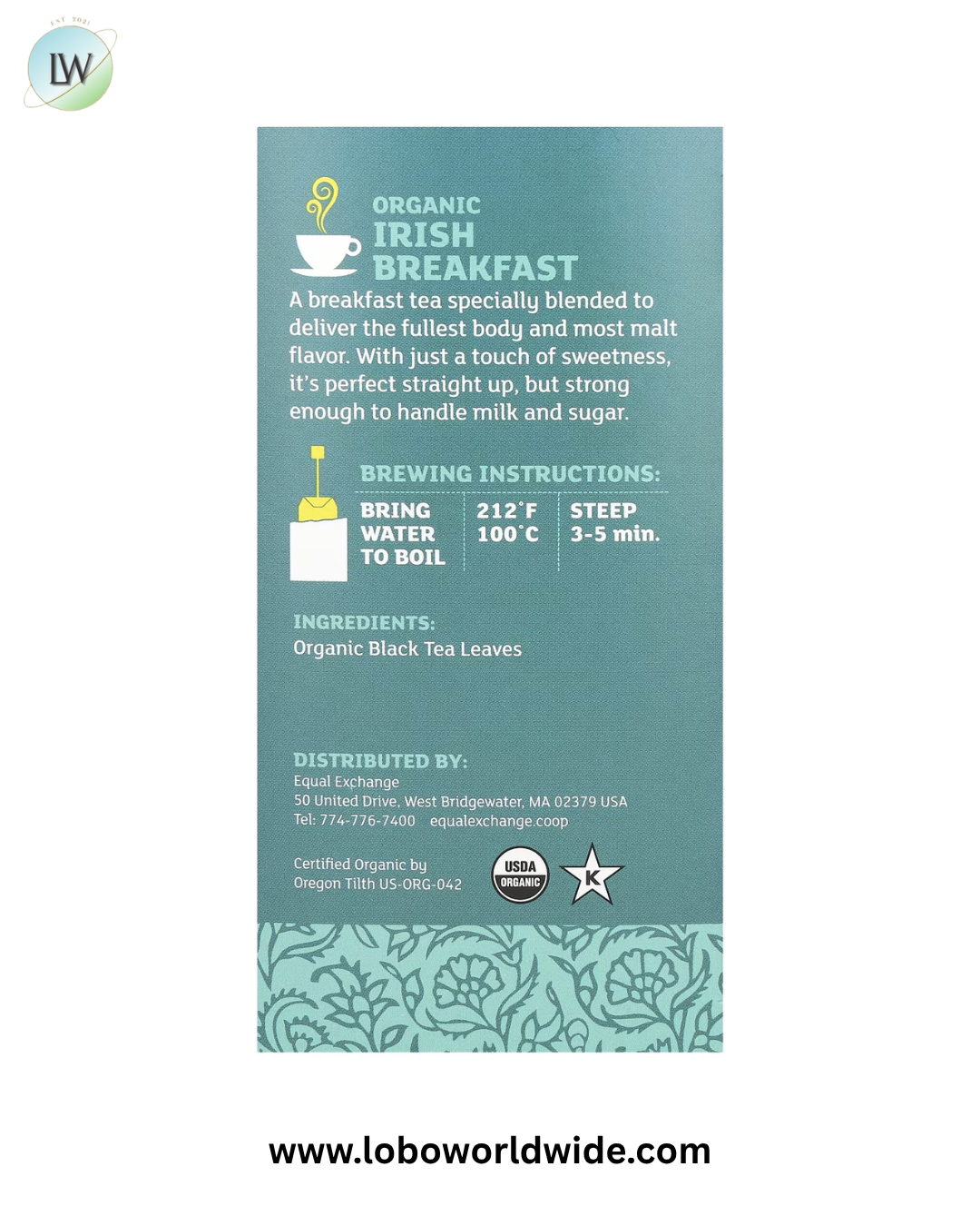 Equal Exchange, Black Tea, 20 Tea Bags, 1.41 oz (40 g)