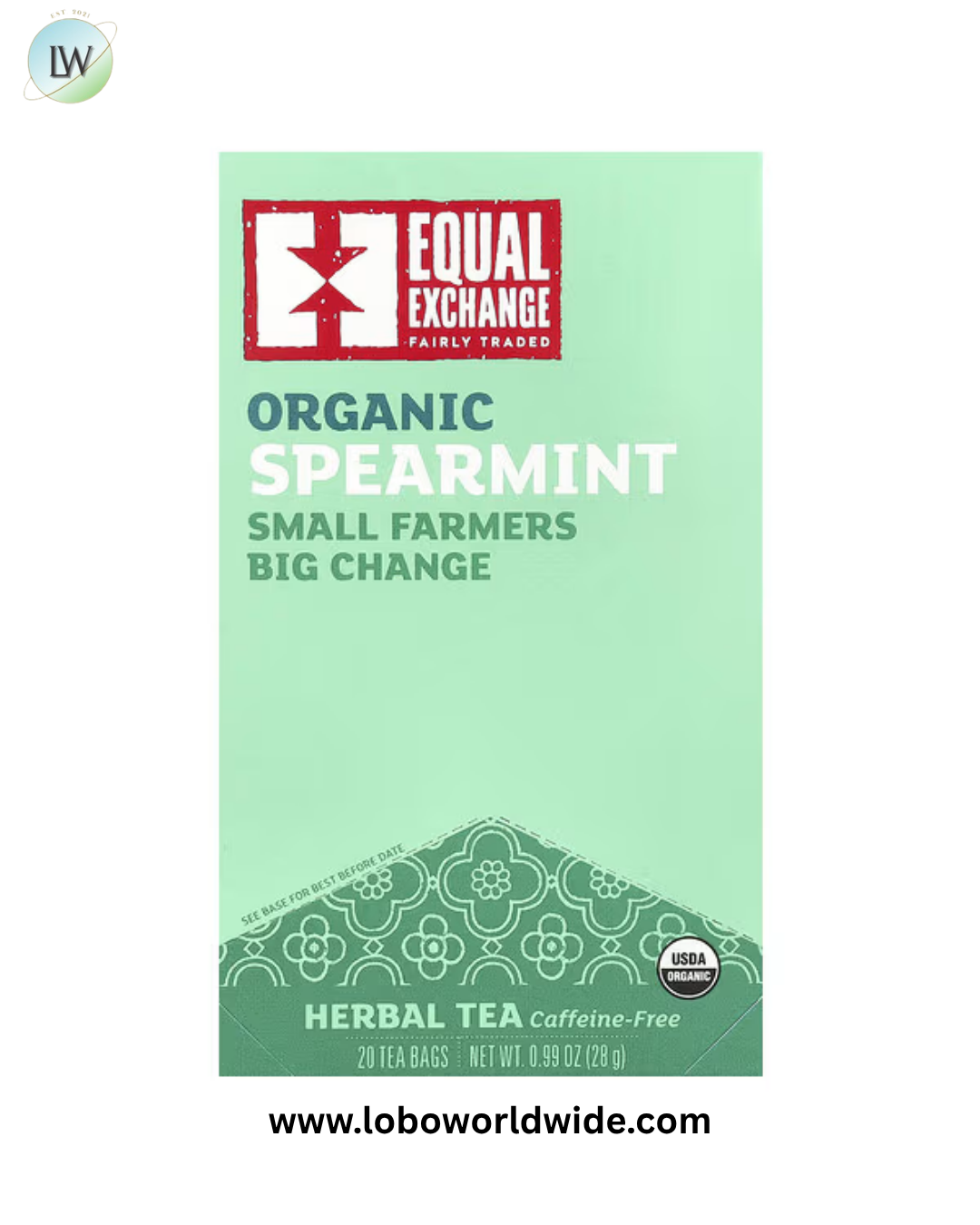 Equal Exchange, Organic, Herbal Tea, Caffeine-Free, 20 Tea Bags