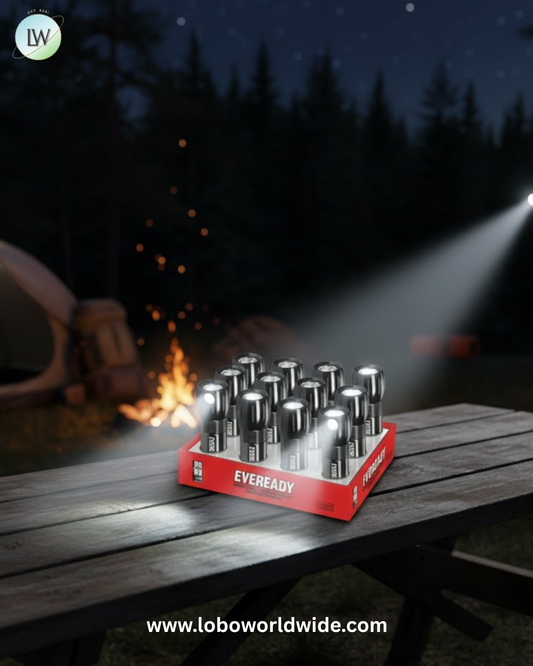 Eveready Compact 3-LED Metal Flashlight (Batteries Included)