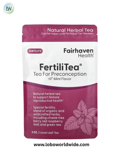 Fairhaven Health, FertiliTea®, Loose Leaf Tea, For Preconception, Mint, 3 oz