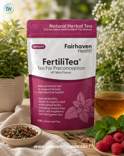 Fairhaven Health, FertiliTea®, Loose Leaf Tea, For Preconception, Mint, 3 oz