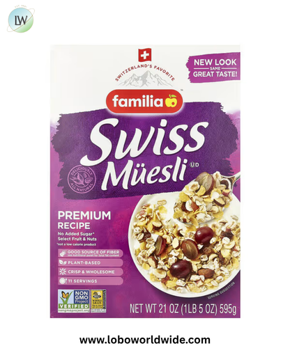 Familia, Swiss Muesli, 21 oz (595 g)