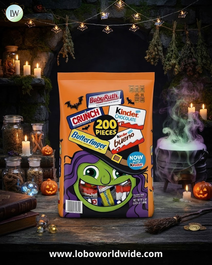 Ferrero Halloween Candy, Variety Pack, 57.4 oz. (200 Pcs.)