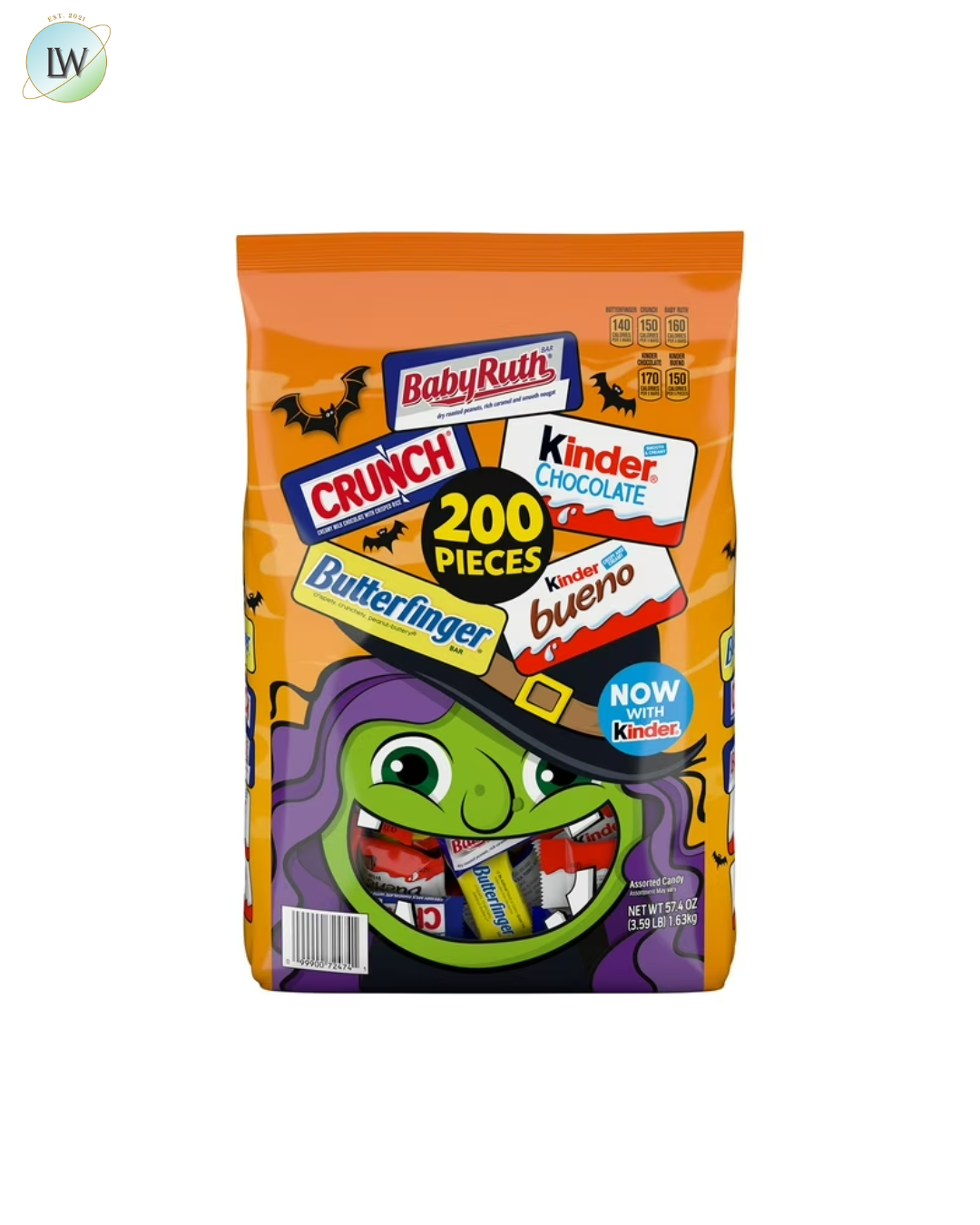 Ferrero Halloween Candy, Variety Pack, 57.4 oz. (200 Pcs.)