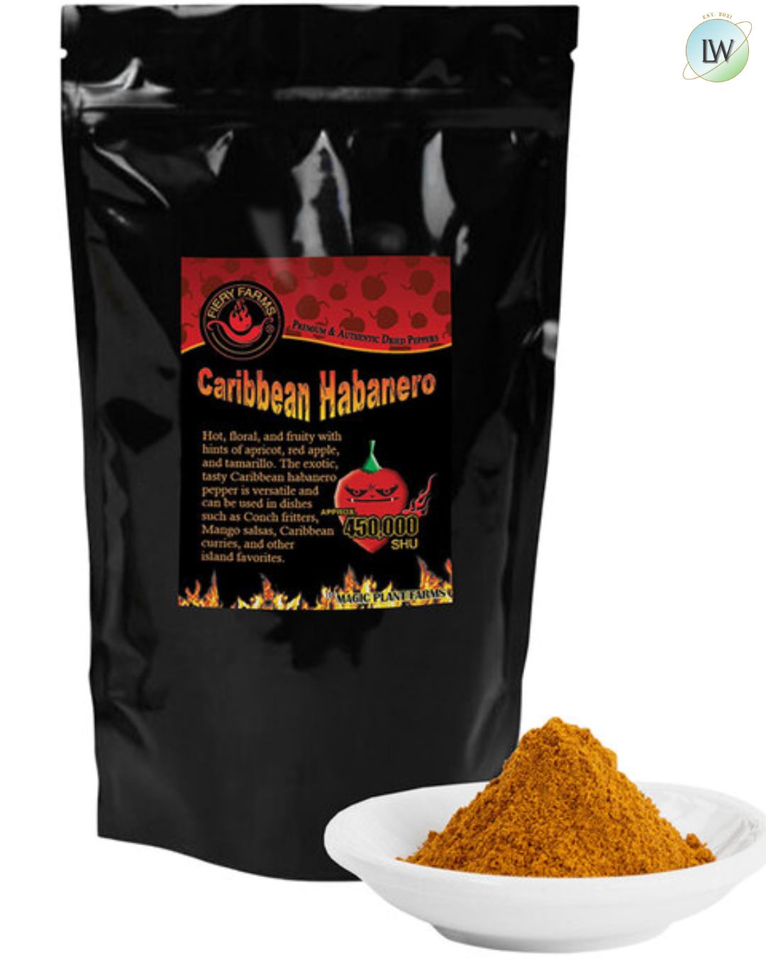 Fiery Farms Red Caribbean Habanero Pepper 2.2 lb.