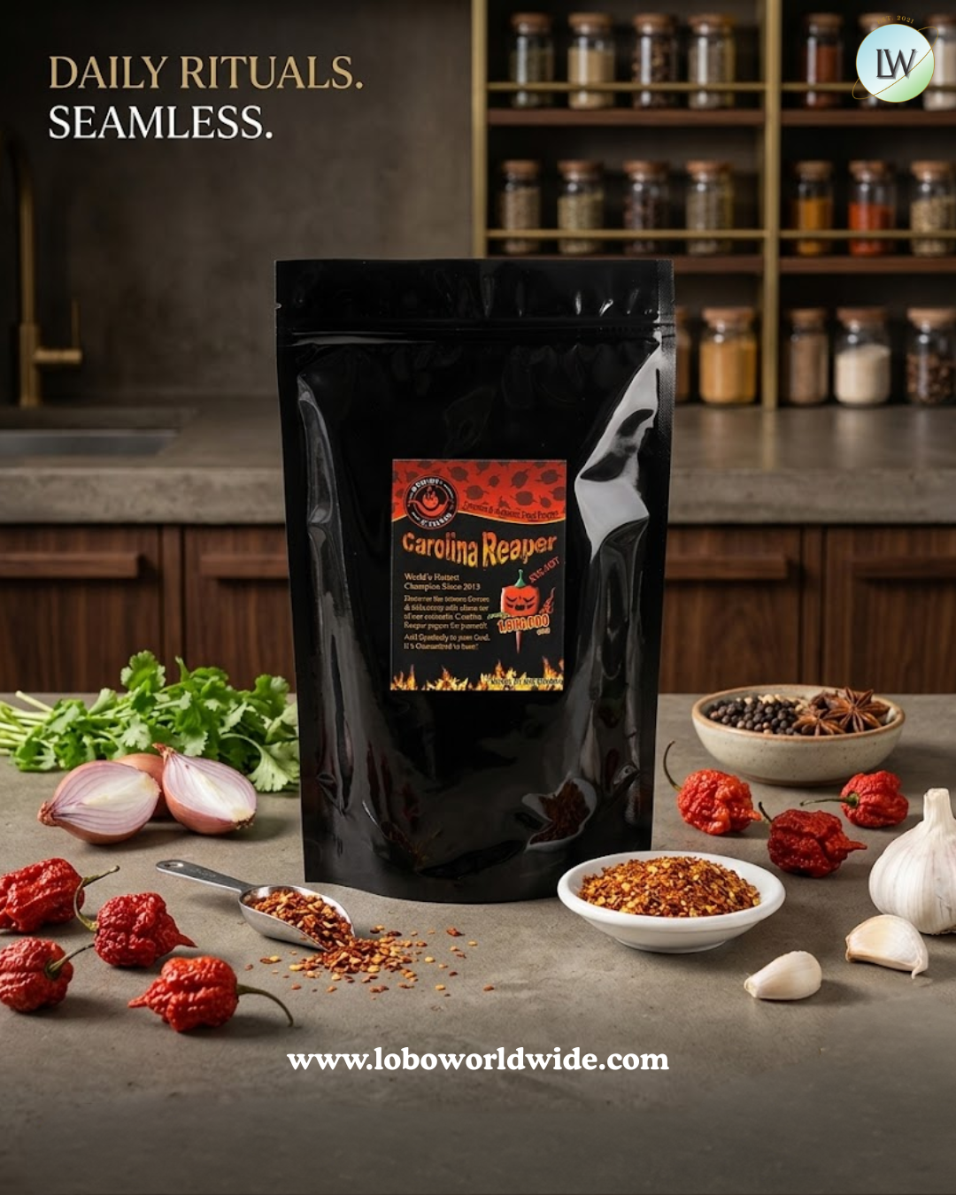 Fiery Farms Red Carolina Reaper Pepper 2.2 lb.