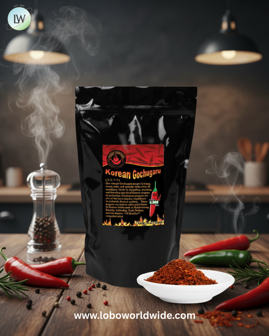 Fiery Farms Red Korean Gochugaru Pepper Flakes 2.2 lb.