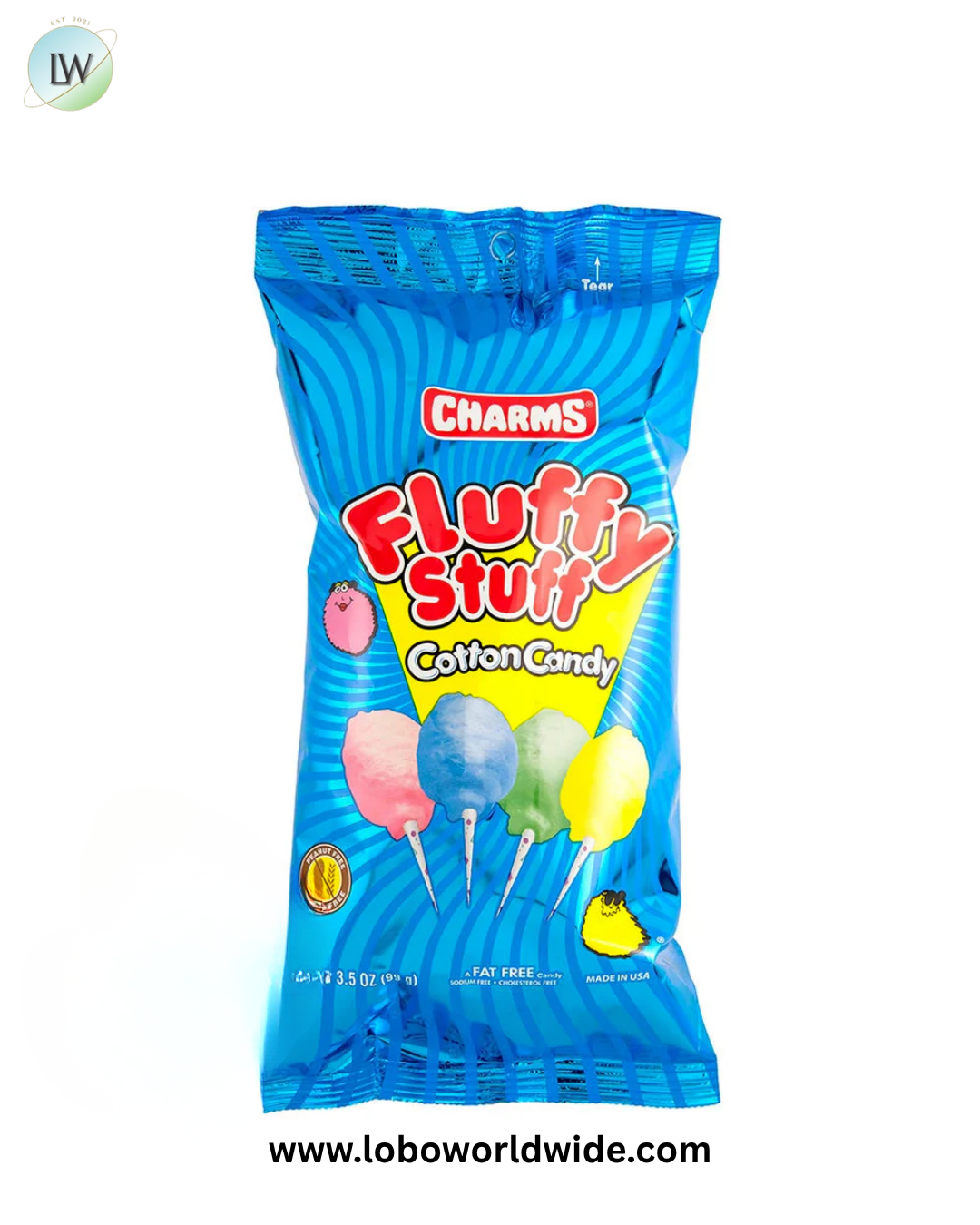 Fluffy Stuff Cotton Candy 2.5oz - 24ct