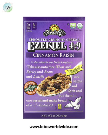 Food For Life, Ezekiel 4:9® Sprouted Crunchy Cereal, 16 oz (454 g)