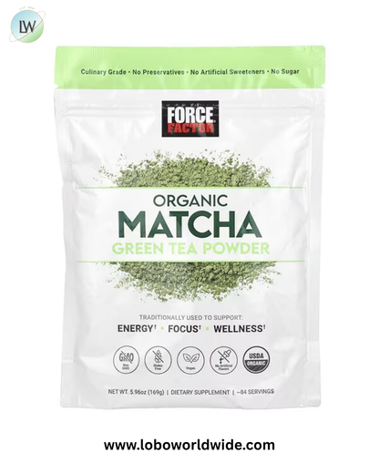 Force Factor, Organic Matcha Green Tea Powder, 5.96 oz (169 g)