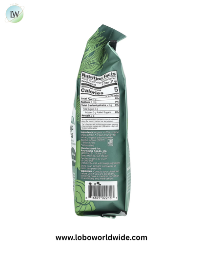 Four Sigmatic, Gut Health, Organic Coffee with Probiotics and Turkey Tail Mushroom, Ground, Medium Roast, 10 oz (283 g)