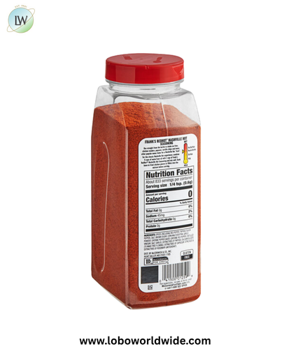 Frank's RedHot Nashville Hot Seasoning 17.64 oz.