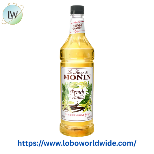 Monin Premium French Vanilla Flavoring Syrup 1 Liter