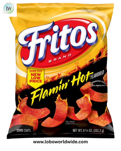 Fritos Flamin' Hot Flavored Corn Chips, 9.25 oz Bag