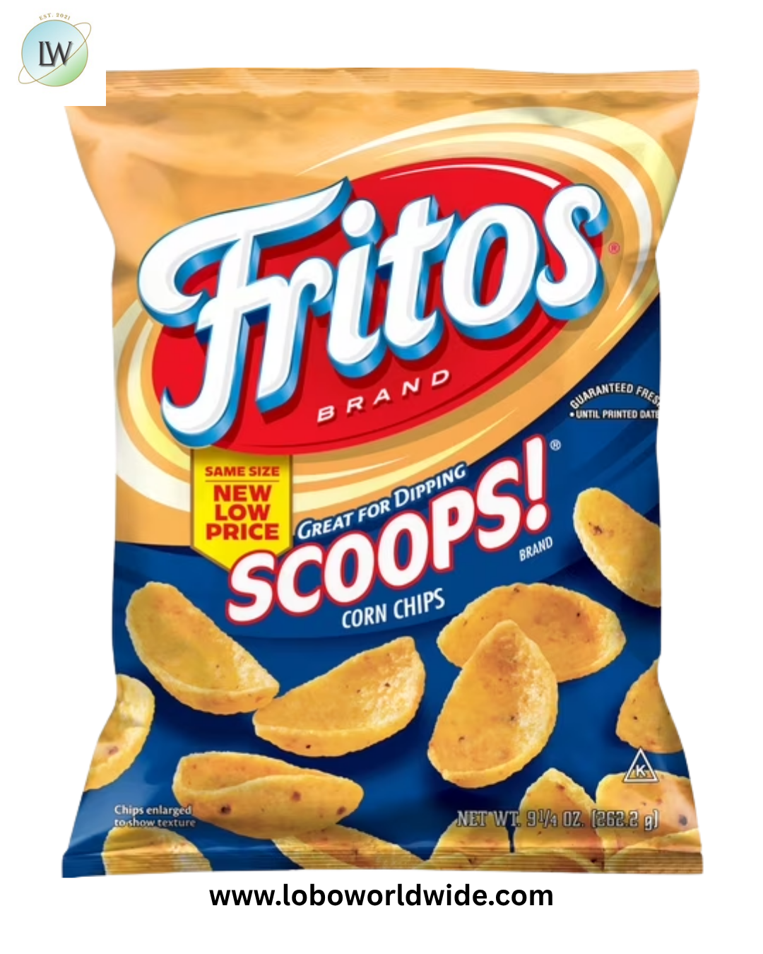 Fritos® Scoops!® Corn Chips, 9.25 oz. Bag
