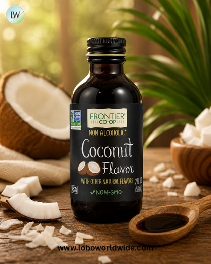 Frontier Co-op, Coconut Flavor, Non-Alcoholic, 2 fl oz (59 ml)