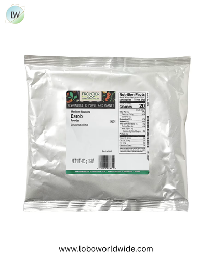 Frontier Co-op, Medium Roasted Carob Powder, 16 oz (453 g)