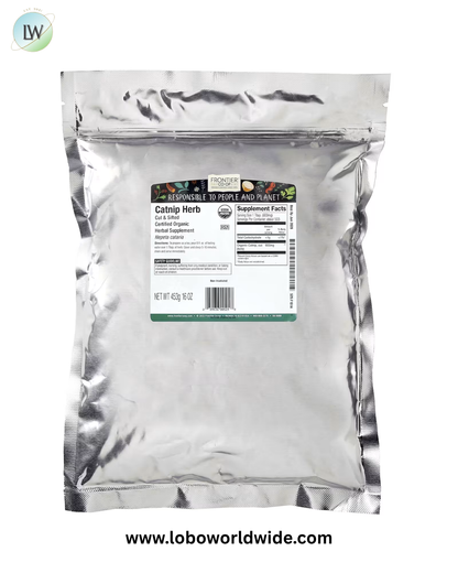 Frontier Co-op, Organic Catnip Herb, Cut & Shifted, 16 oz (453 g)
