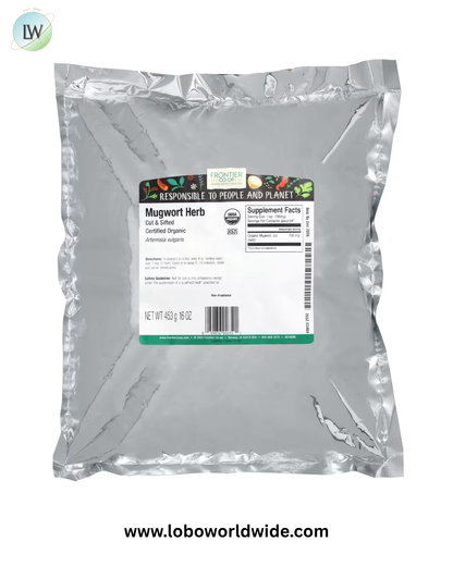 Frontier Co-op, Organic Cut & Sifted Mugwort Herb, 16 oz (453 g)