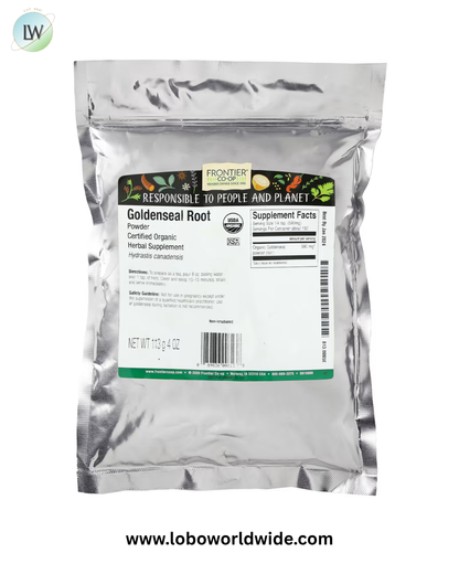 Frontier Co-op, Organic Goldenseal Root Powder, 4 oz (113 g)