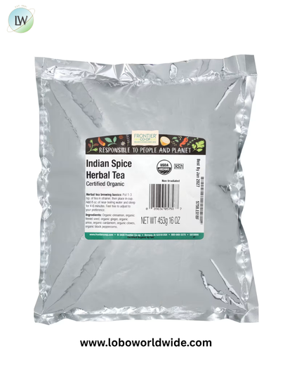Frontier Co-op, Organic Indian Spice Herbal Tea, 16 oz (453 g)