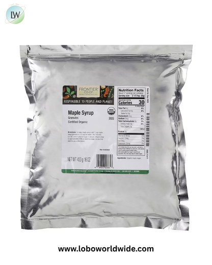 Frontier Co-op, Organic Maple Syrup, Granules , 16 oz (453 g)