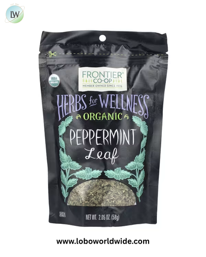 Frontier Co-op, Organic Peppermint Leaf, 2.05 oz (58 g)