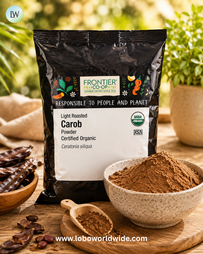 Frontier Co-op, Organic Powder Light Roasted Carob, 16 oz (453 g)