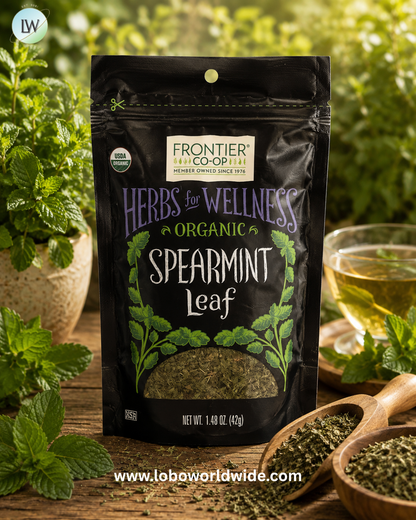 Frontier Co-op, Organic Spearmint Leaf, 1.48 oz (42 g)