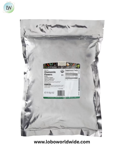 Frontier Co-op, Organic Whole German Chamomile Flowers, 16 oz (453 g)