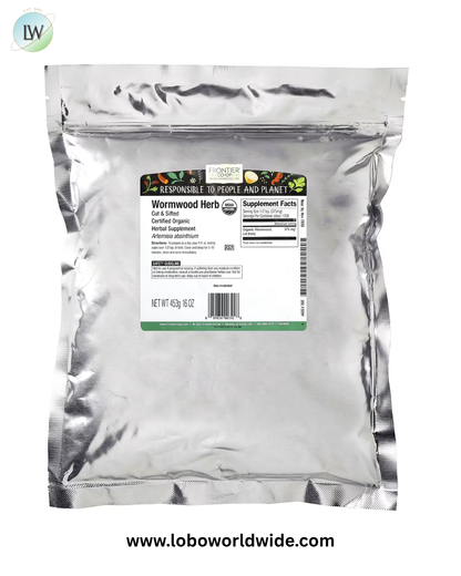 Frontier Co-op, Organic, Wormwood Herb, Cut & Sifted , 16 oz (453 g)