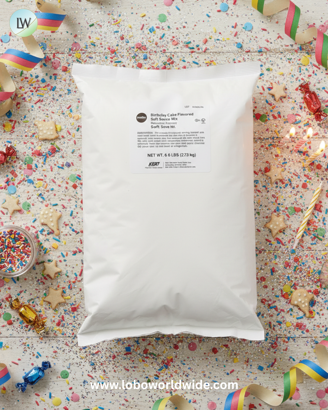 Frostline Soft Serve Ice Cream 6lbs - 6/Case(Various Flavours)