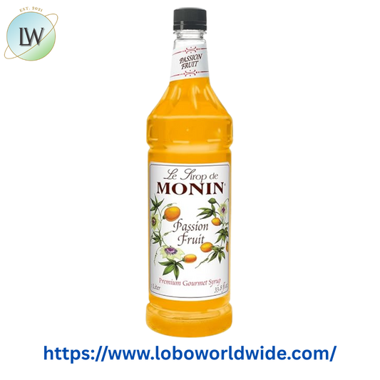 Monin Premium Passion Fruit Flavoring / Fruit Syrup 1 Liter