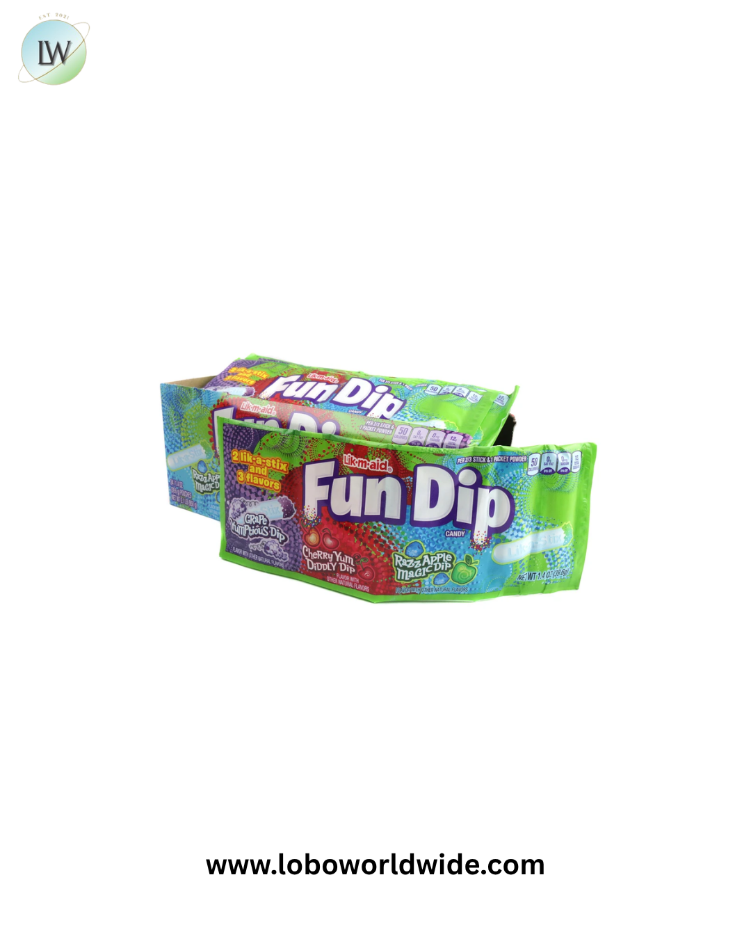 Fun Dip 3 Flavor 24 Pack